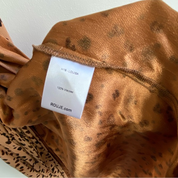 Rouje Paris Louisa Leopard Print Dress - Picture 6 of 11